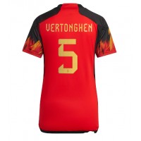 Belgicko Jan Vertonghen #5 Domáci Ženy futbalový dres MS 2022 Krátky Rukáv
